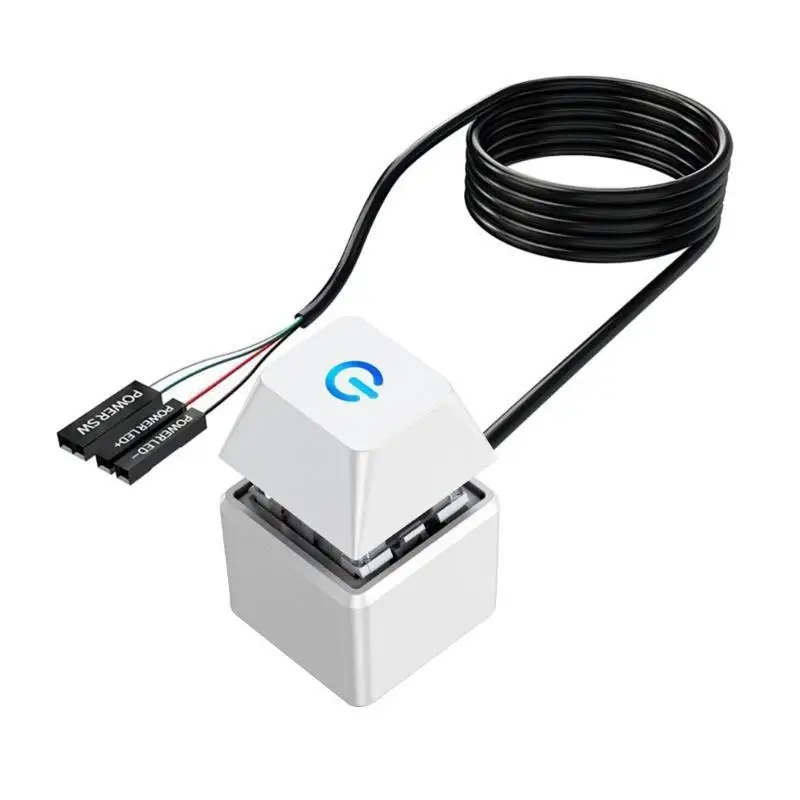 652F Desktop Power Switching Button Cable for Computer Hosts Starter Easy Install