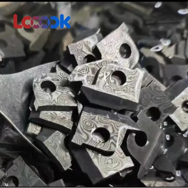 Loook Store 1 Pair Wear Resistant Damascus Replacement Wire Cutter Inserts Fit for Leatherman TTI WAVE P4 Surge Charge Tools - view 2