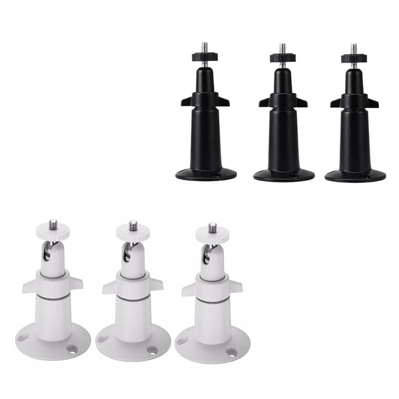 3pcs Metal Security Wall Indoor Outdoor Adjustable Mount Wall/Ceiling Security Bracket for Arlo or Arlo Pro Camera Cam