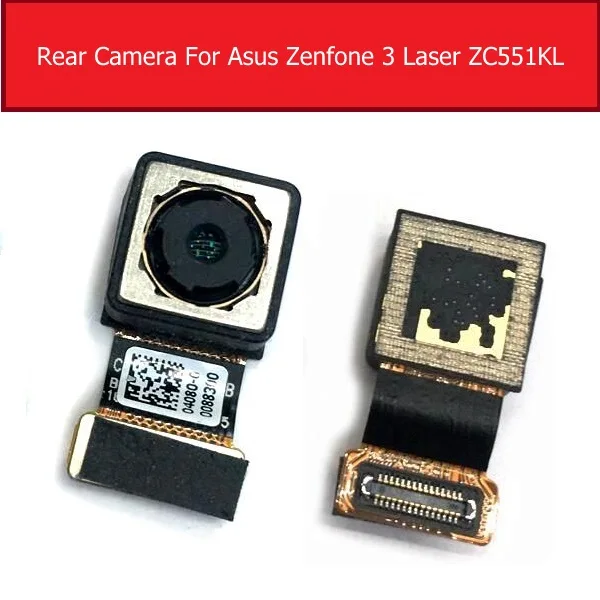 Front & rear main camera for Asus Zenfone 3 Laser ZC551KL front back camera with flex cable replacement parts