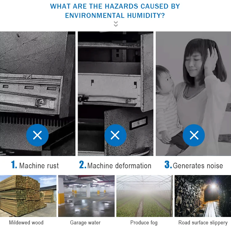 TOJJE 960L/D مزيل رطوبة القناة لهندسة الدفاع محطة السكك الحديدية إلكترونيات الصناعة الكيميائية عالية الكفاءة