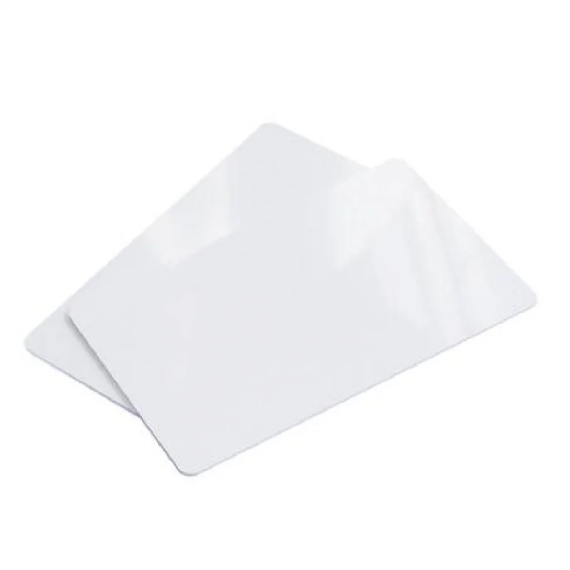 

100pcs a lot Blank White PVC Plastic Classic 1K Card Access Control Card Customized Print