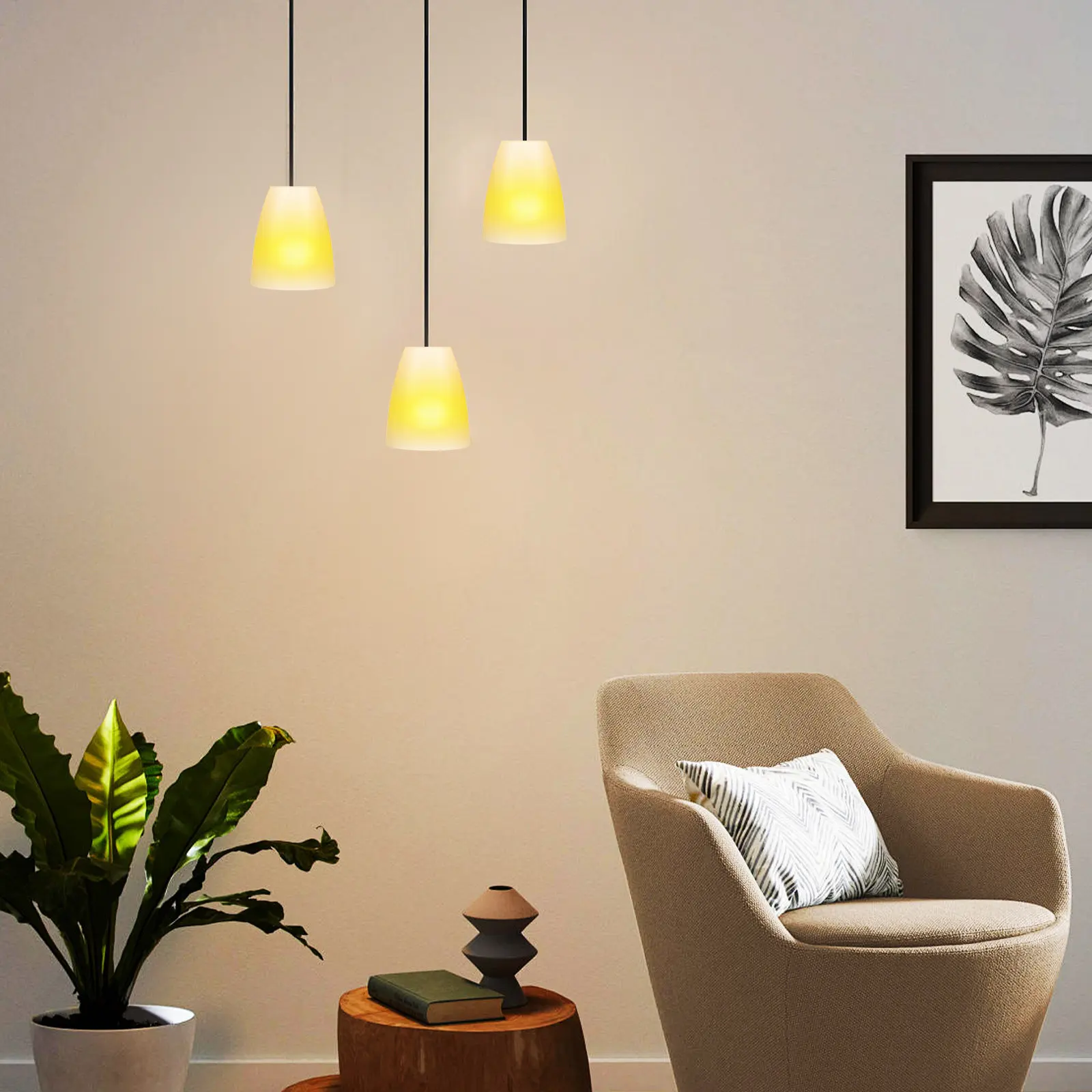 Sturdy Simple Lampshade for Table Lamps Floor Lights Wall Sconces Hanging Fixtures Easy Install Remove Plastic Lamp Cover Home