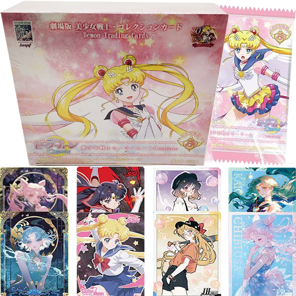 

Sailor Moon Collection Cards for Fans Classic Magical Pretty Girls Tsukino Usagi Chibiusa Anime Signature Cards Birthday Gifts