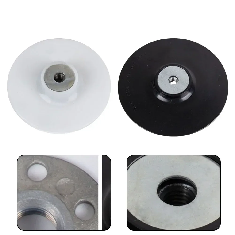 4Inch 100mm Backing Pad Fibre Disc M10 Thread With Lock Nut Grinding Disc Backing Holder For Angle Grinder Sander Polishers