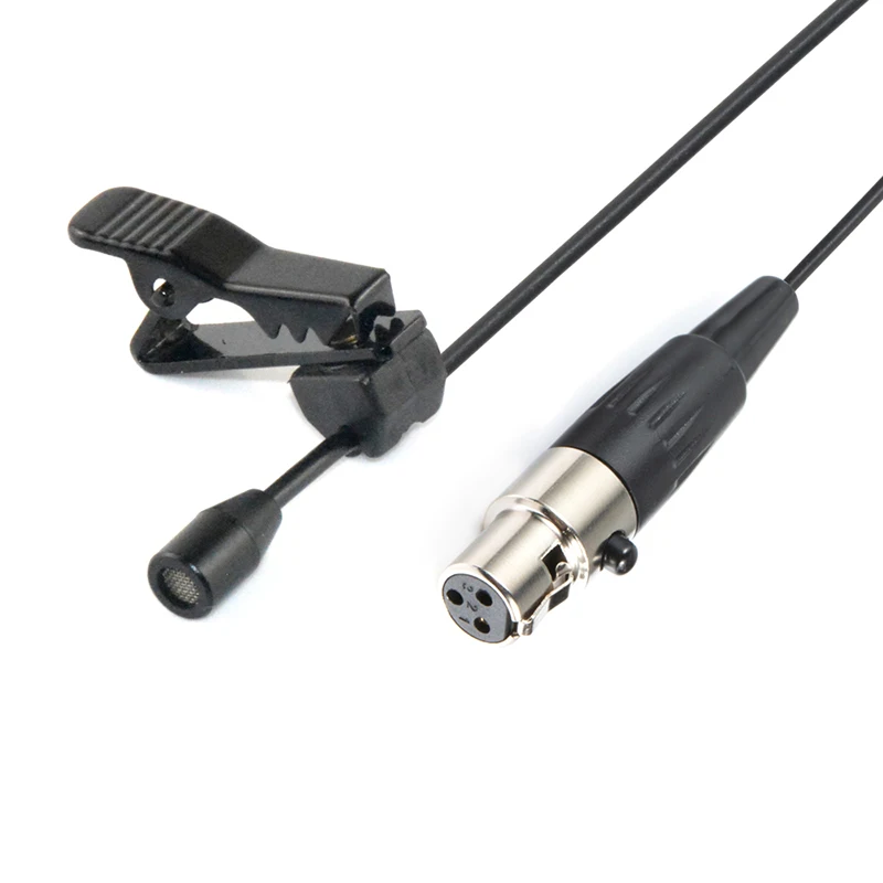 

STLF LM-4005B Profesional Black Microphone Condenser Undirectional Lavalier Microphone with Pure Clear Sound Transimission Mini