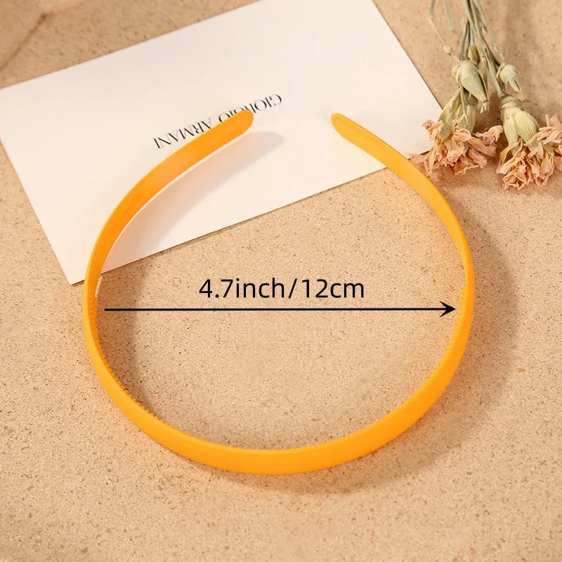 5/10pcs 1cm Matte Headbands Girls Plastic Teeth Hairbands Kids Children Hairhoops Girls Headbands Hair Accessories Set