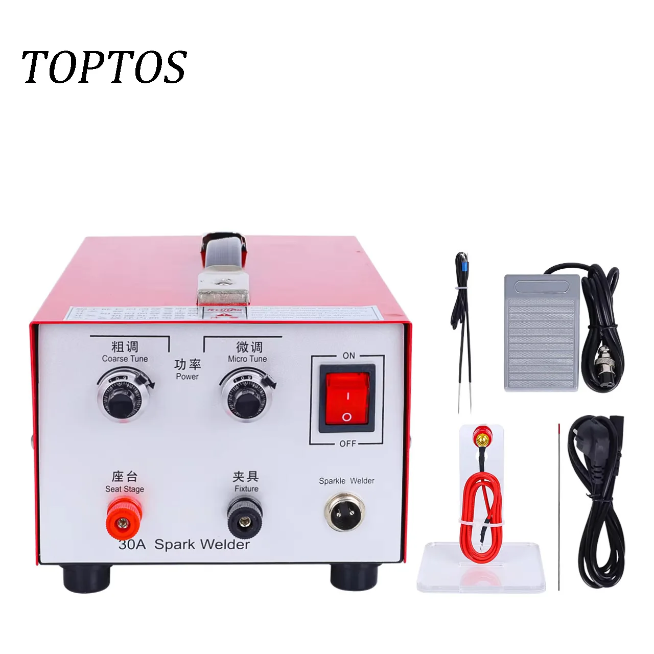 

30A Desktop Jewelry Spot Welder for Gold & Silver Necklaces, Rings | Handheld Touch Design | Professional Goldsmithing Equipment