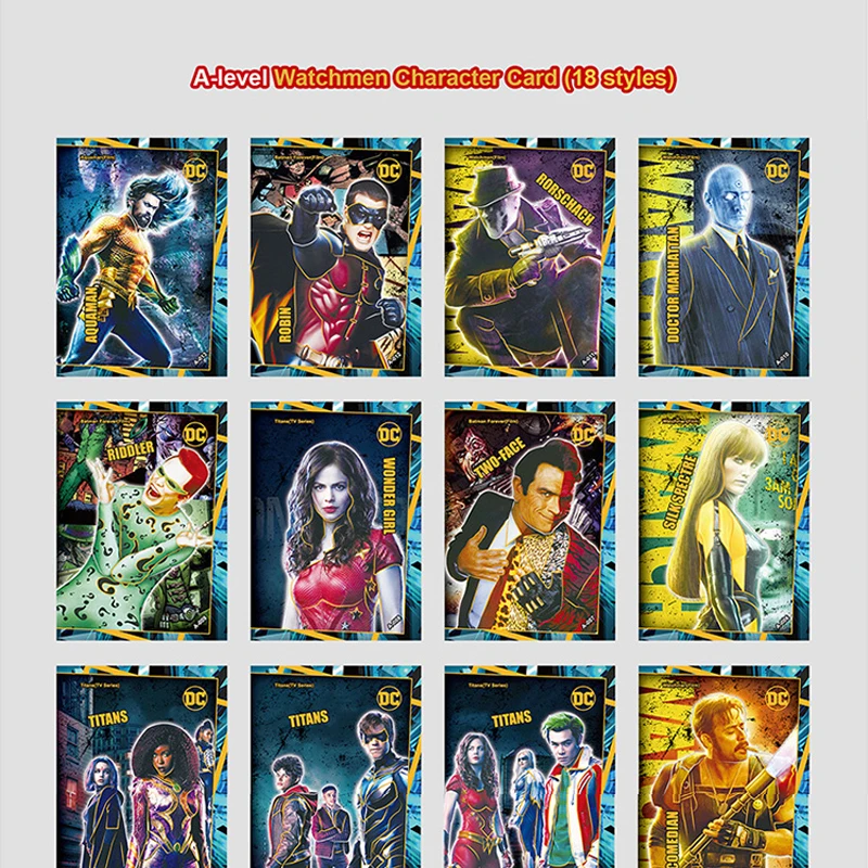 DC Justice League-Carte Rick pour enfants, Smile Man, Limited Rare, The Avengers, Booster Box, Jouet cadeau, Anniversaire, Noël, Batman