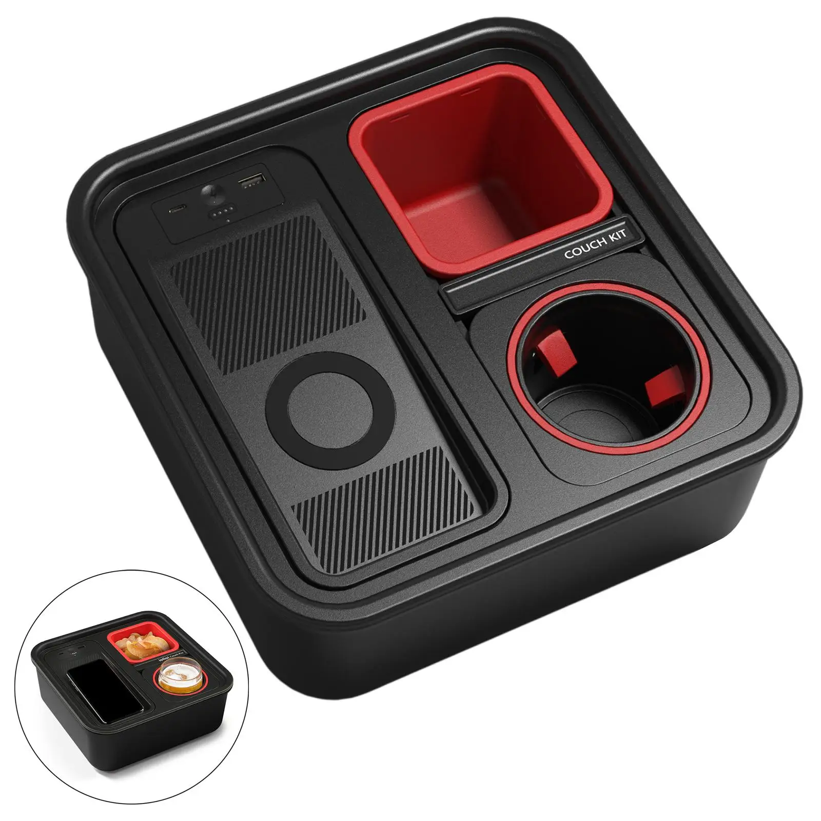 

Cup Holder Attachable Freestanding Anti- Creative for Travel Table Car