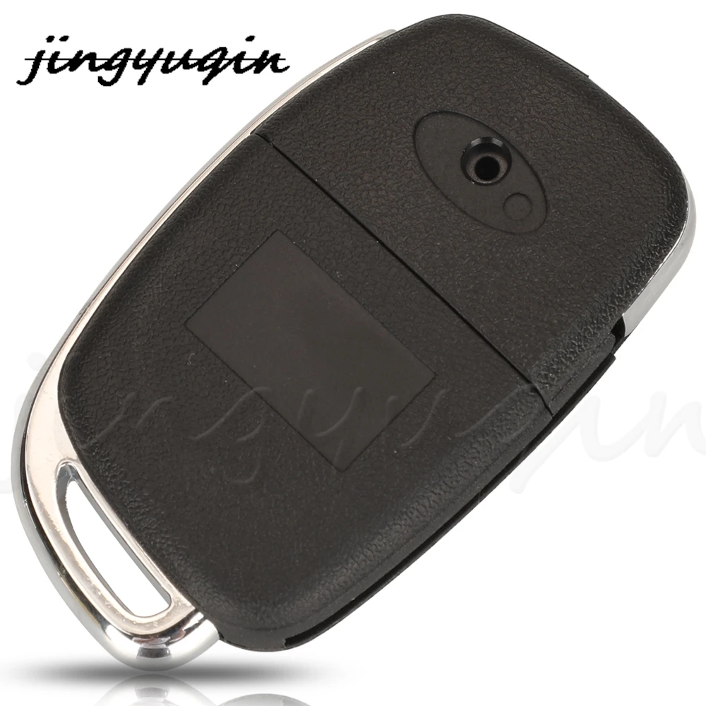 Jingyuqin 2/3/4 przyciski osłona klucza zdalnego obracana dla Hyundai Tucson Sonata Elantra Mistra Solaris akcent Santa Fe z 4 ostrze typu