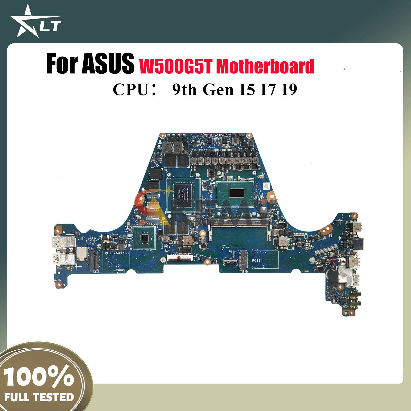 

W500G5T Laptop Motherboard For ASUS ProArt W500G5T W500G Notebook Mainboard With I5 I7 I9 CPU 100% tests OK fast shipping stk