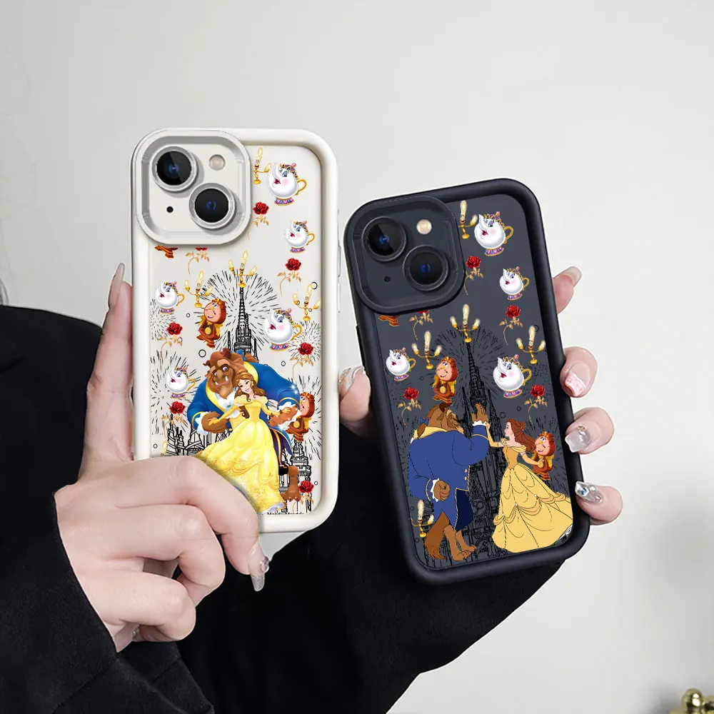 Disney Beauty And The Beast Case For VIVO Y100 Y93 Y91 Y81 Y78 Y77 Y76 Y75 Y72 Y51 Y50 Y36 Y35 Y28 Y27 Y22S Y21 Y20 Y19 5G Cover