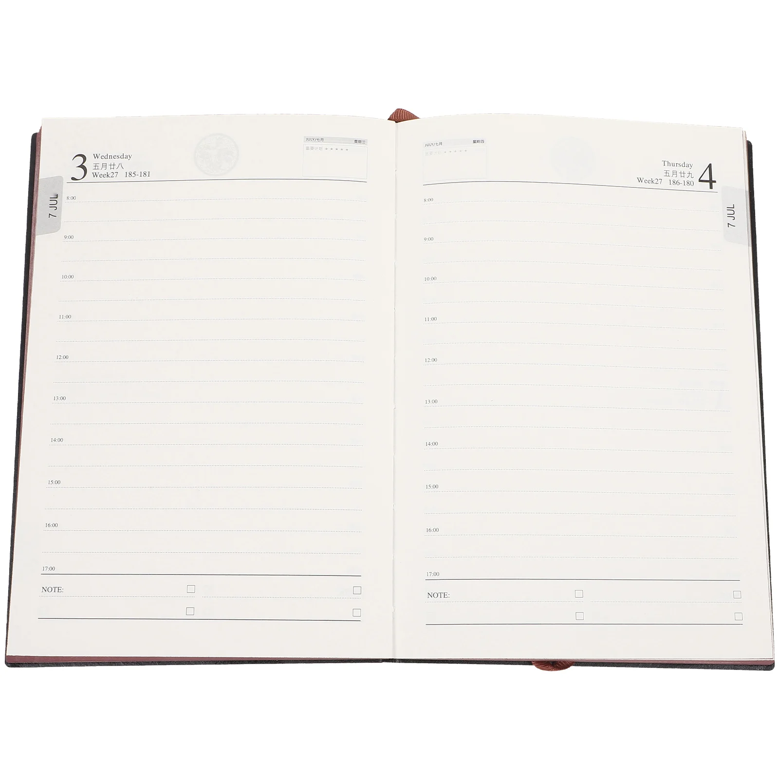 

Creative Daily Agenda Notepad Portable Office Notebook Work Planning Notebook Smooth Writing Wear-Resistant Paper Small