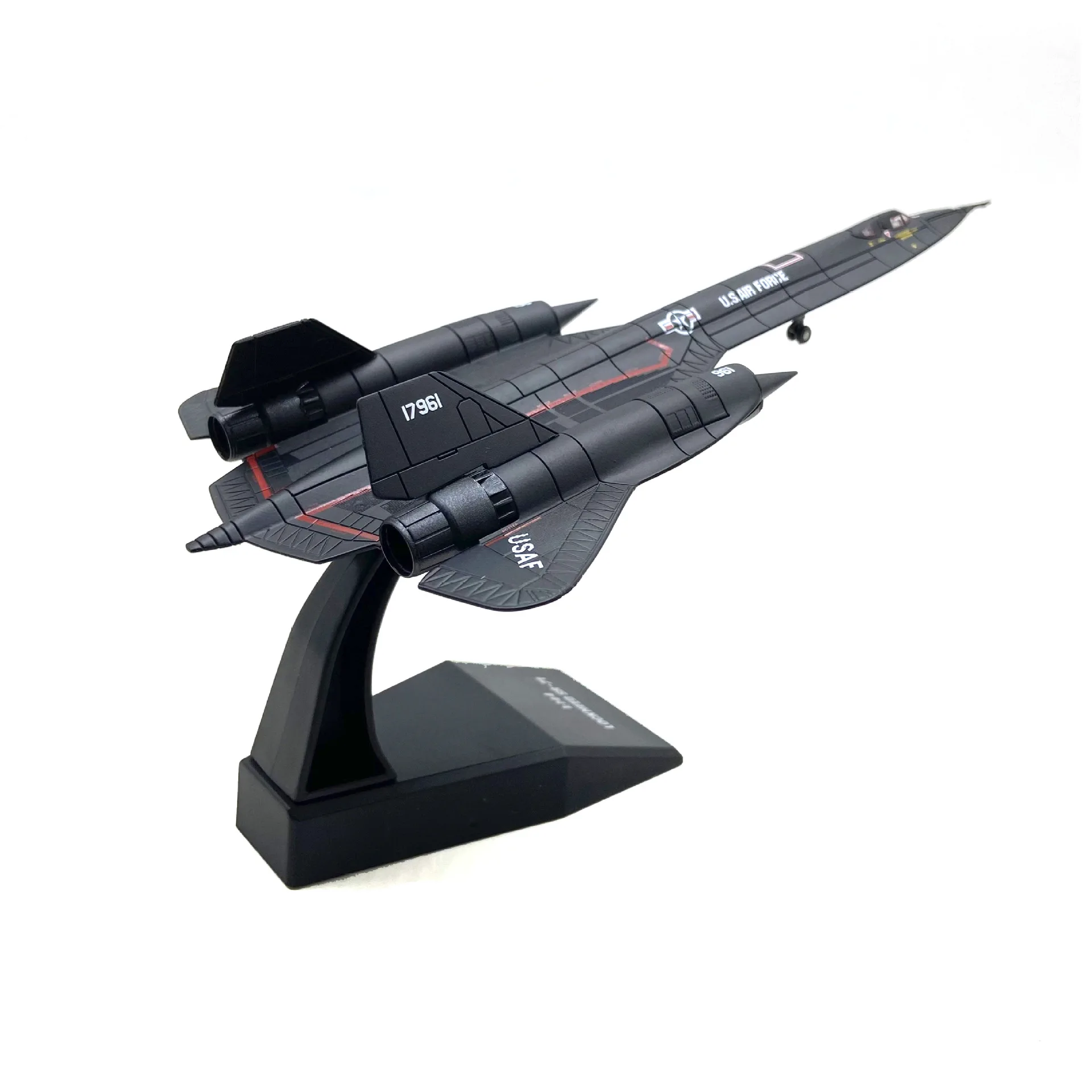 1:144 Scale U.s. Air Force Sr-71 Blackbird Reconnaissance Aircraft Alloy Fighter Model Collection Decoration