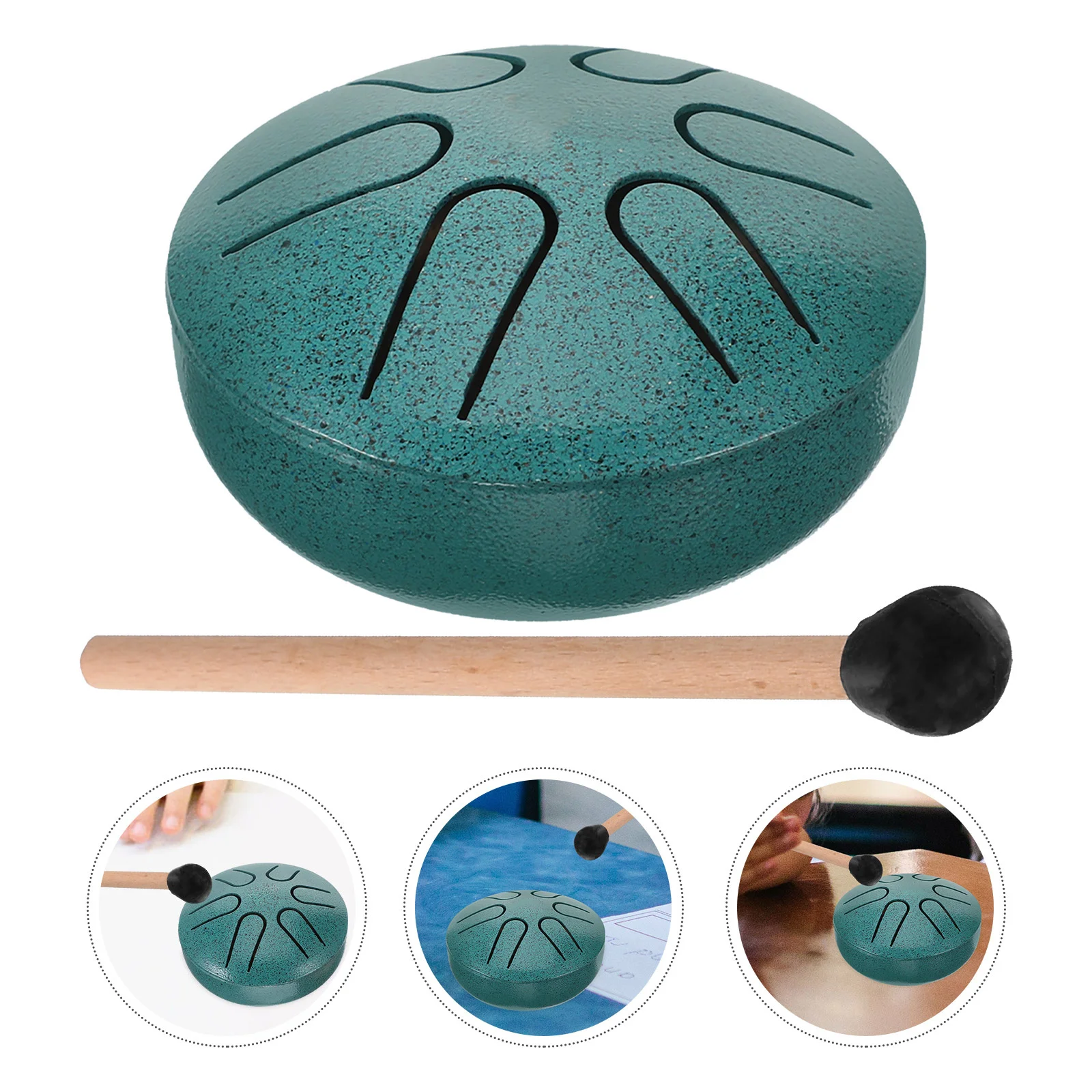 

1Set Mini Steel Tongue Drum Compact Metal Percussion Instrument for Beginner's Musical Experience Creative Ethereal