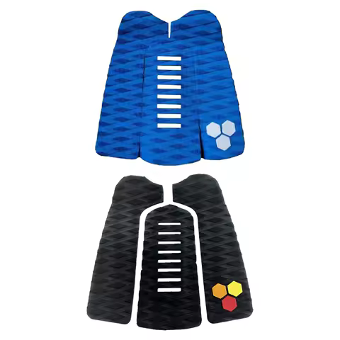 3 Pieces Surfboard Traction Pads Deck Traction Pad Non Slip Surfing Padding Deck Grip for Water Sports Standup Paddleboard