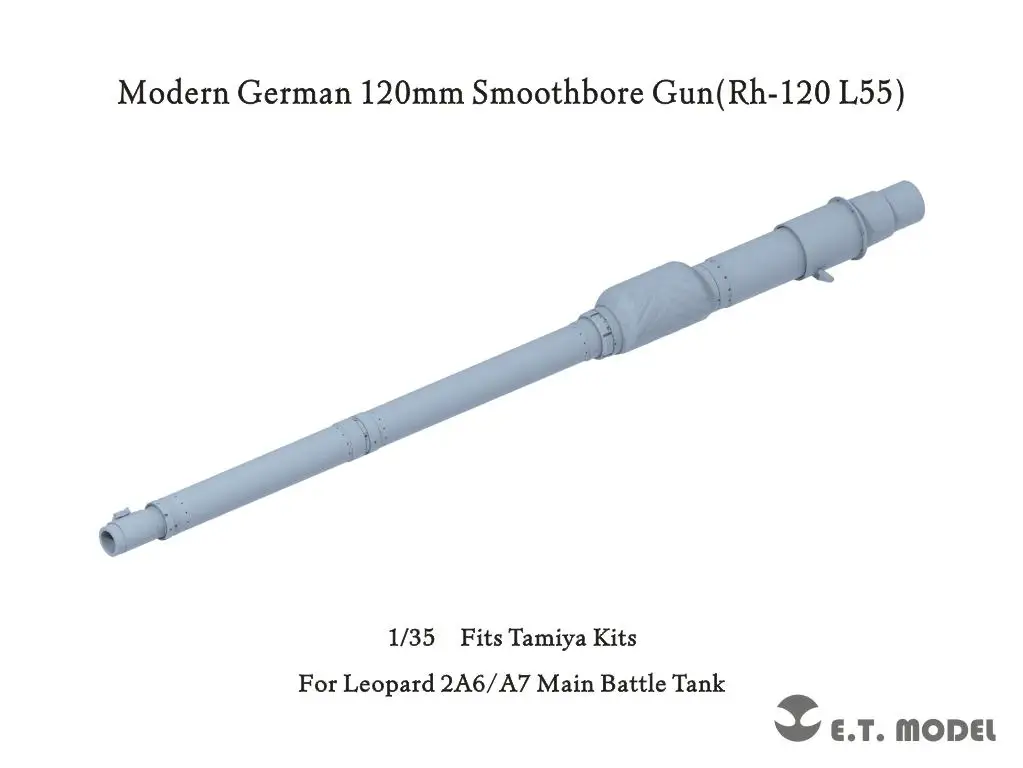 

ETModel P35-344 1/35 Modern German 120mm Smoothbore Gun(Rh-120 L55)3D Print