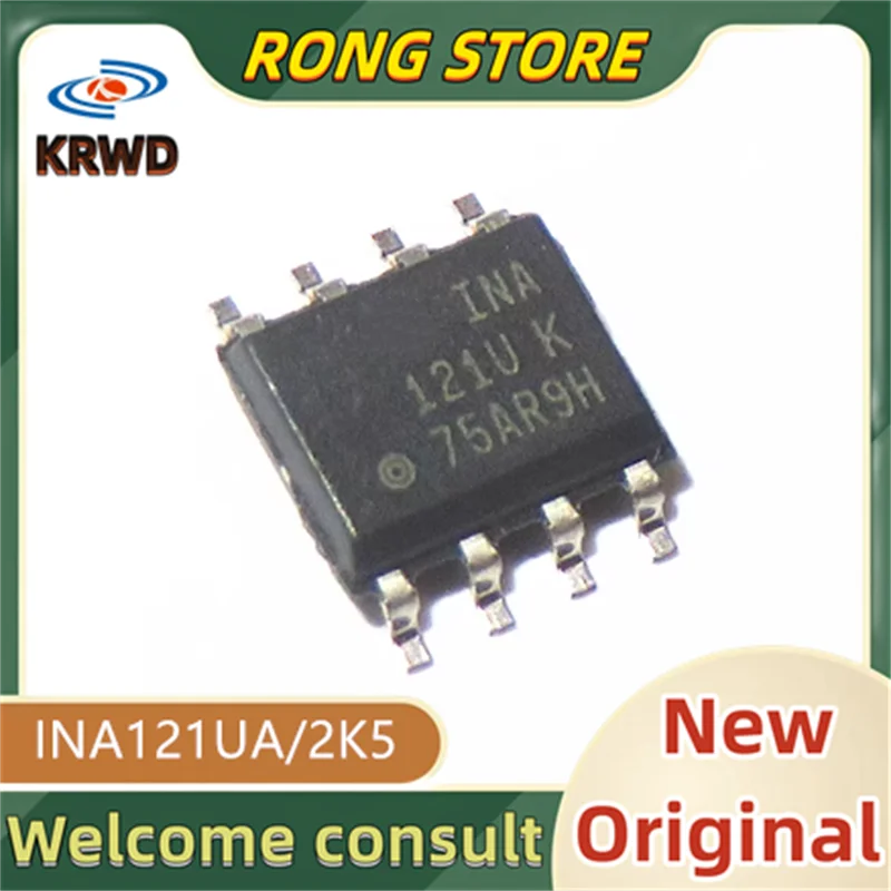 

3 шт. 121U K Новый оригинальный чип IC SOP8 INA121UA/2K5 INA121UA INA121U INA121
