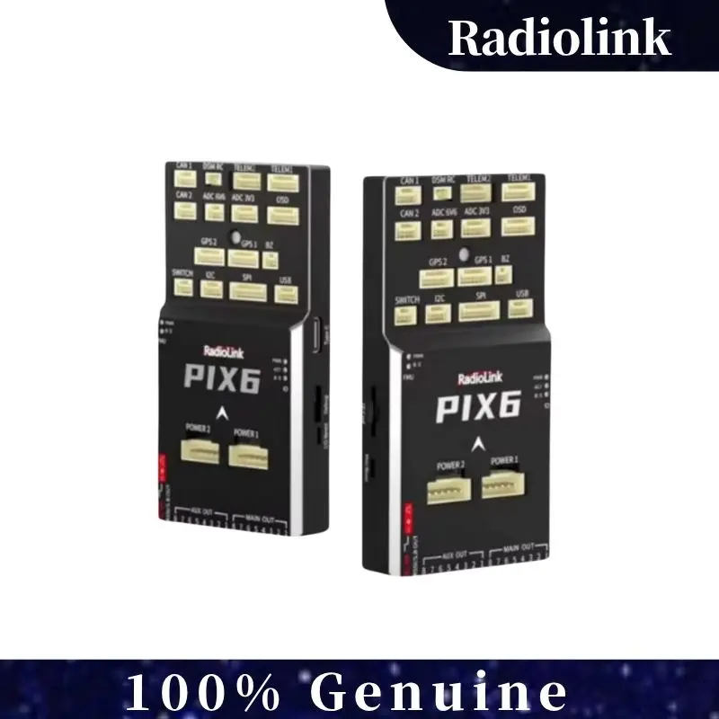 

Контроллер полета Radiolink PIX6 APM — с компасом M10N GPS и SE100 для радиоуправляемого дрона, квадрокоптера, мультироторного БПЛА