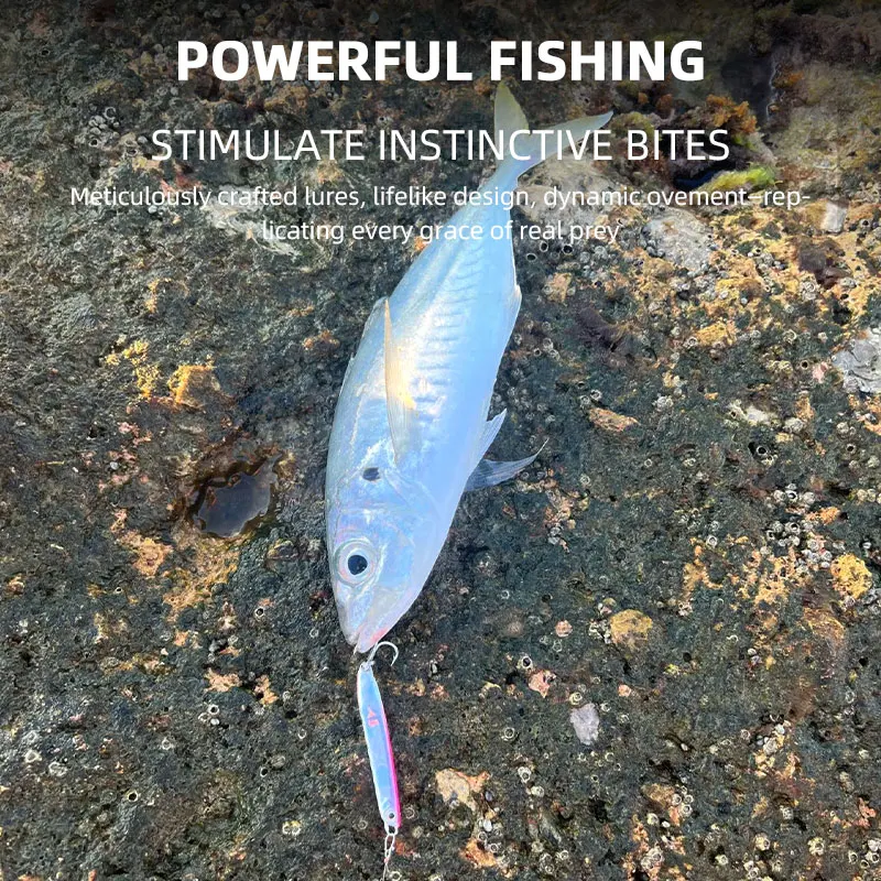 Plantilla de trabajos mágicos, 15g, 20g, 30g, plantillas para suministros de pesca, nuevo señuelo de Metal, lubina, señuelos de Jigging artificiales, cebos de perca de agua salada