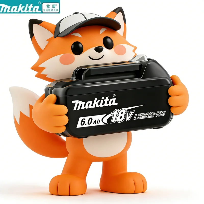 

100% Genuine 18V Makita 6Ah Makita Battery BL1840 BL1830B BL1850B BL1850 BL1860 BL1815 Replacement Lithium Battery