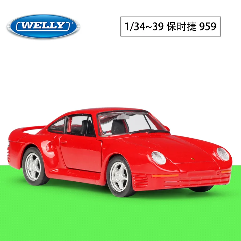 Welly 1:36 Porsche 959 Alloy Car Model