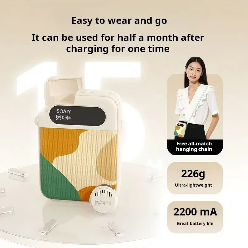 ky02-wireless-speaker-rechargeable-collar-clip-bee-amplifier-digital-display-microphone-convenient-portable-audio-device