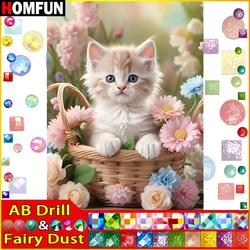 HOMFUN Fairy Dust AB Rhinestone Painting Crystal Decor Diy Diamond Painting 