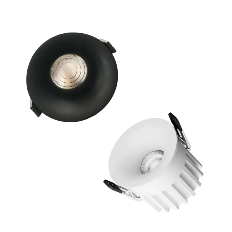 

Embedded aluminum arc downlight LED spotlight COB ceiling light 110V 220V7W9W12W15W18W Dimmable shopping mall Family Hotel 75cm