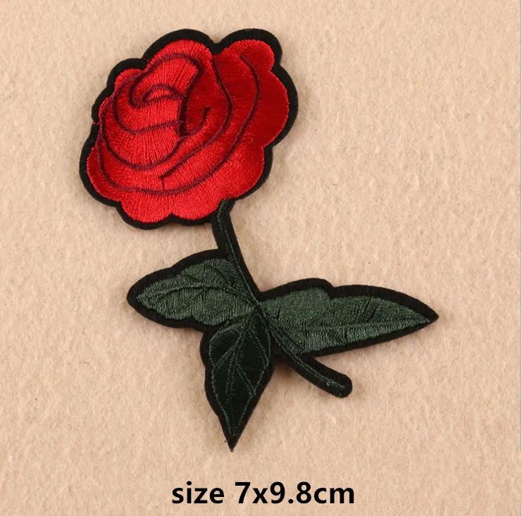 2017 جديد وصول 10 قطع الزهور الشعبية المطرزة التصحيح الحديد على عزر زين سترة التي شيرت قماش نسيج التطريز الإكسسوارات #6