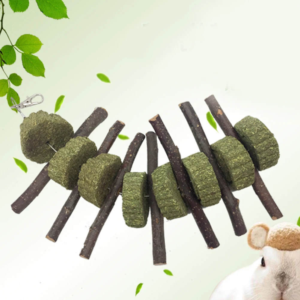 

Chew Sticks For High Fiber Molar Rods For Hamster Guinea Parrot Dental With Durable Hook