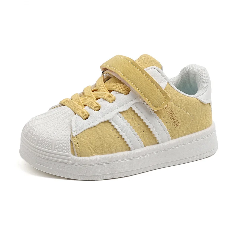 22-31 아동용 스니커즈 키즈 패션 디자인 미끄럼 방지 캐주얼 신발 남아 여아 후크 통기성 스니커즈 유아 야외 신발