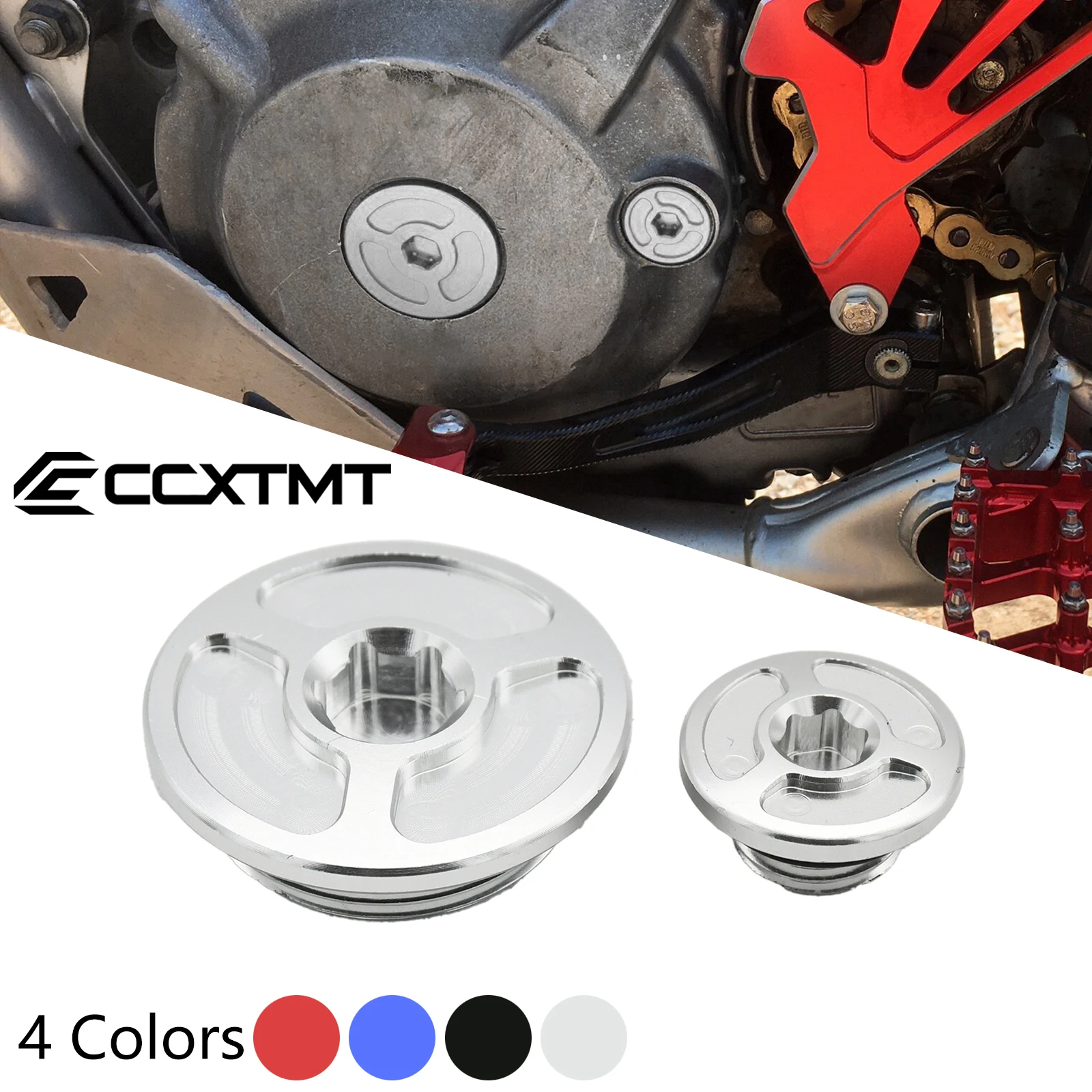 Tapones de sincronización de motor CNC, pernos, tapones de filtro Oli, tornillo para Honda CRF650L CRF1000L XR250 TRX400EX TRX450R CRF450R CRF250R CRF450X