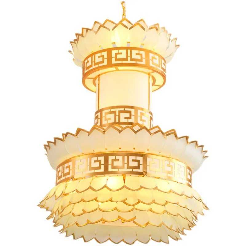 

Bright Lamp Hall for Buddha Lamp Temple Chinese Chandelier