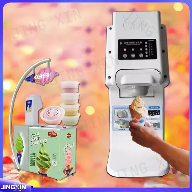 Custom for Mini Ice Cream Maker Small Portable Ice Cream Business Machine Outdoor portable ice cream machine