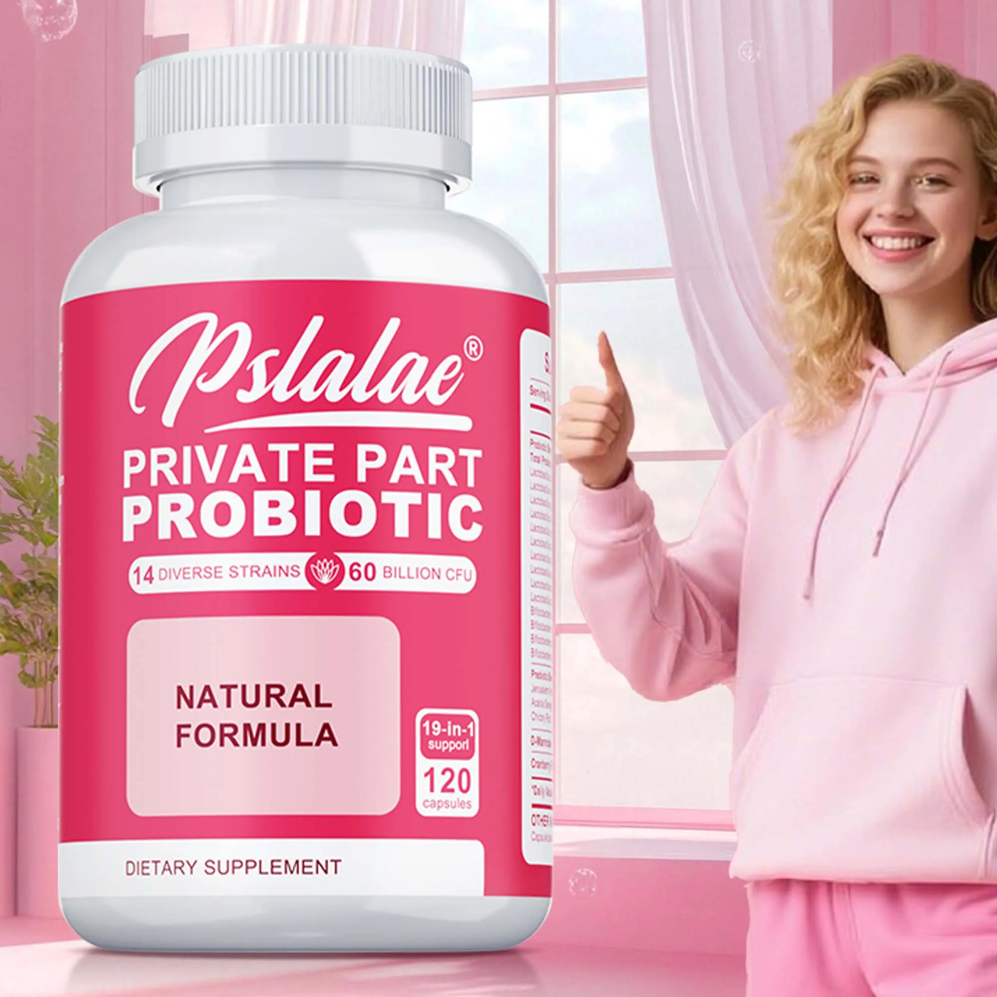 

Private Parts Probiotics - Bacterial Balance, Remove Odors, Adjust PH, Maintain Yeast Health