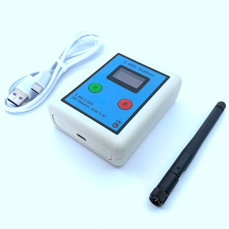 

ABZV-WIFI Signal Scanner Can Detect 128 Channels OLED Screen For Aircraft Model Signal And Wifi Signal Detection