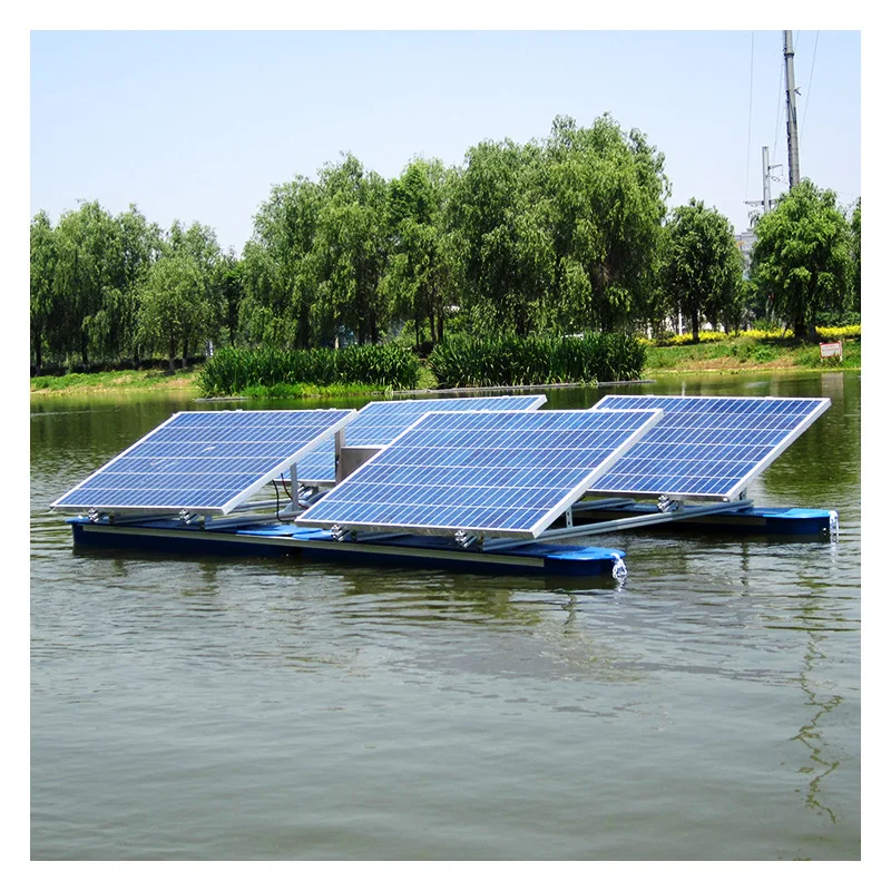400W solar microporous oxygenation aerator, microporous aeration, ecological restoration of black and odorous river water
