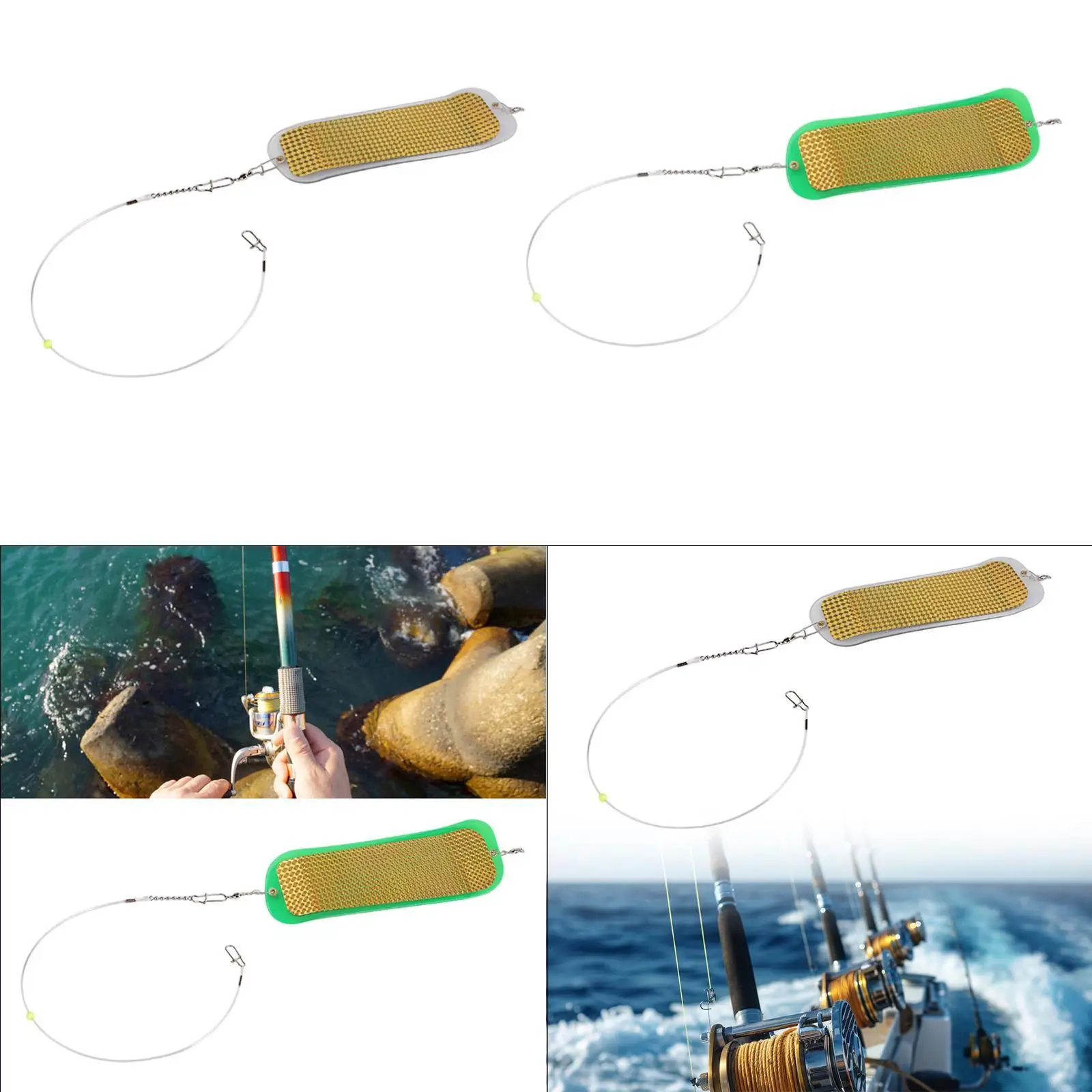 

Fishing Lure Flasher Practical Lightweight Supplies for Angler Women Men