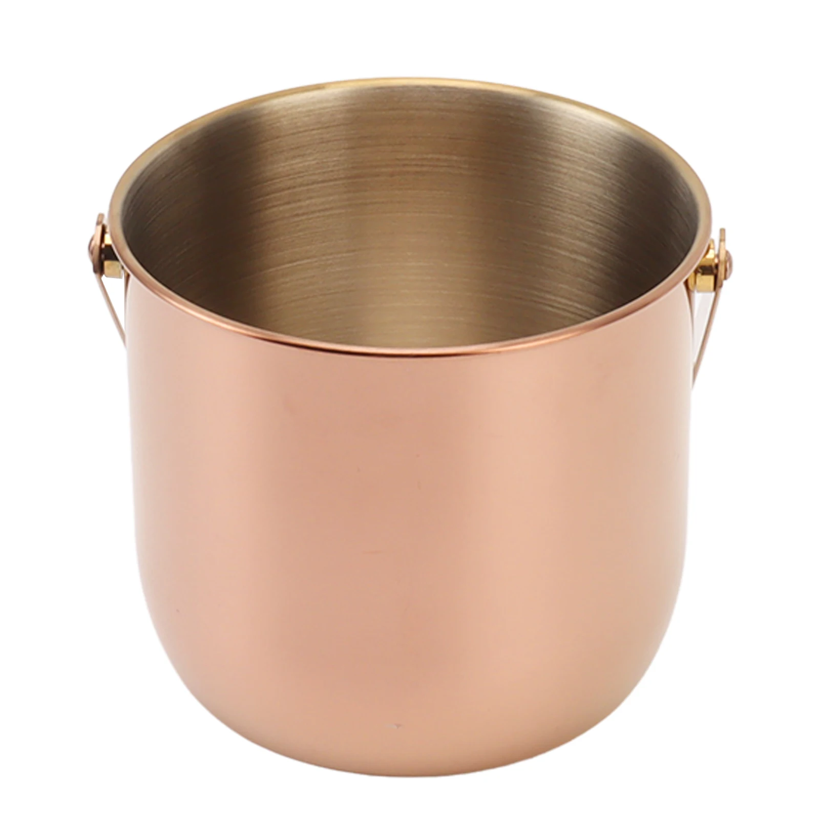 2L Large Capacity Thickened Ice Bucket Stainless Steel Double Insulation Ice Bucket Wine Champagne Beer Ice Bucket for Parties