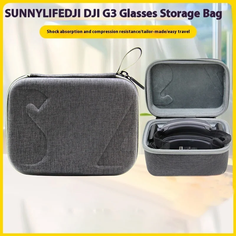Dji Flying Glasses 3 Goggles 3 Storage Bag Protective Box G3 Glasses Accessories With Velvet Shock Absorbent Anti Drop