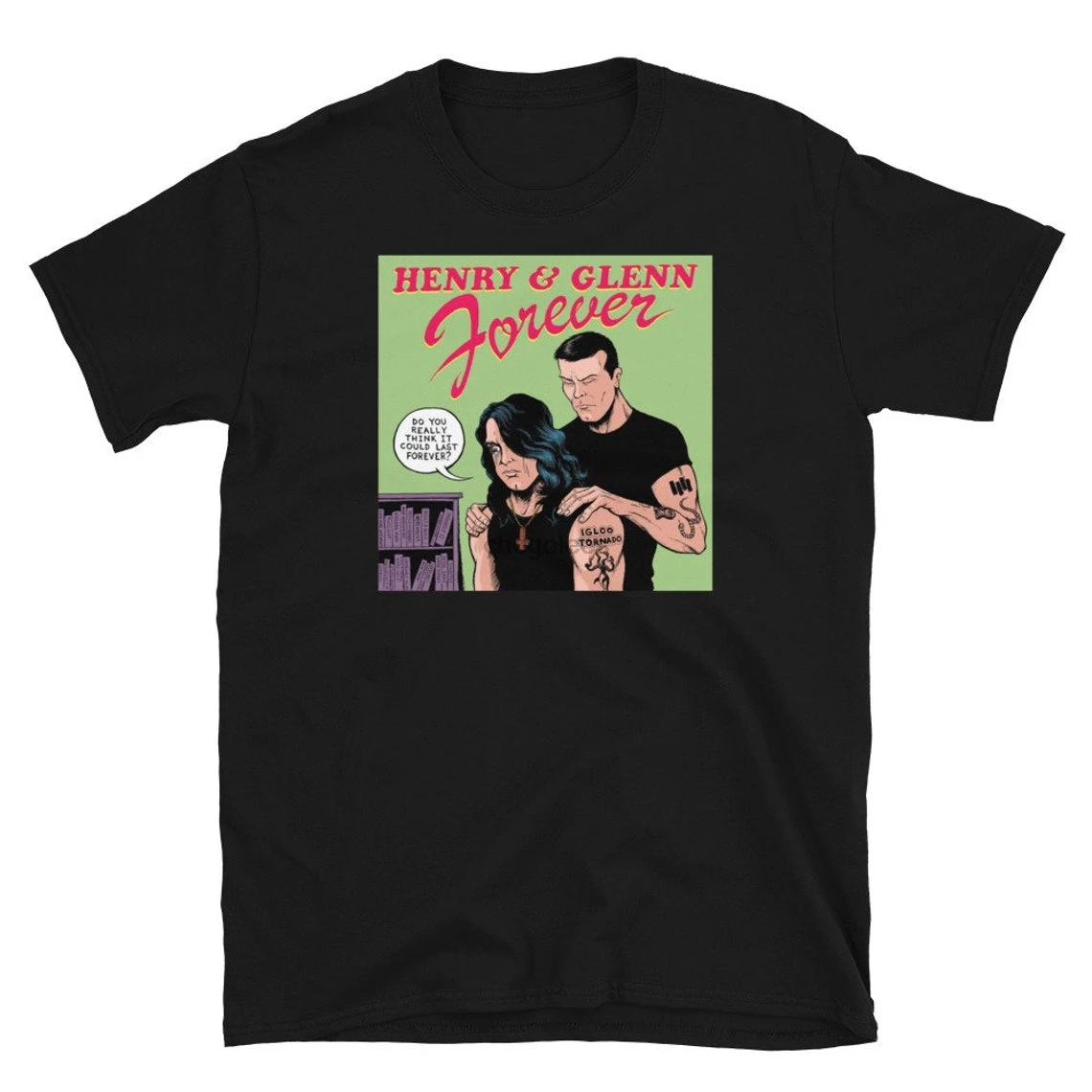 henry and glenn forever danzig rollins t-shirt