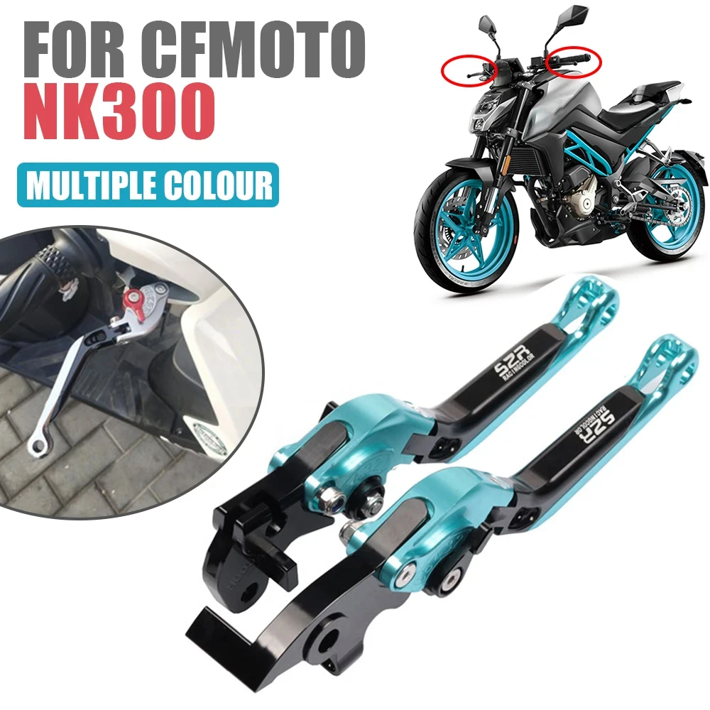 Dla CFMOTO NK300 NK 300 CF MOTO 300NK CF300 akcesoria motocyklowe dźwignie hamulcowe sprzęgła uchwyt regulowany spadek dowód ochrony rąk