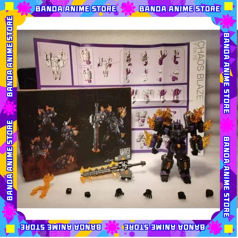 

Transformation Iron Factory IF EX-72 EX72 The Fallen Chaos Blaze Mini Action Figure Toys Gifts with Box IN STOCK