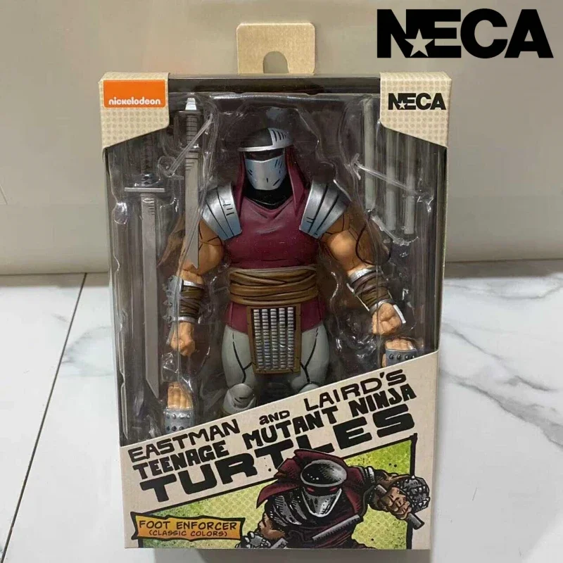 Authentic Neca Youth Mutation Ninja Turtle Shredder Manga Edition Action Doll Collection Model Toy Christmas Gift In Stock