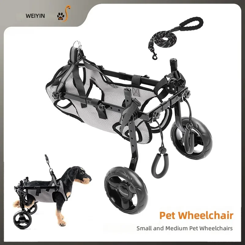 for Disabled Dog Wheelchair Pet Rehabilitation Walker for Injured Dogs Cats Moped Style Mobility Aid Support
