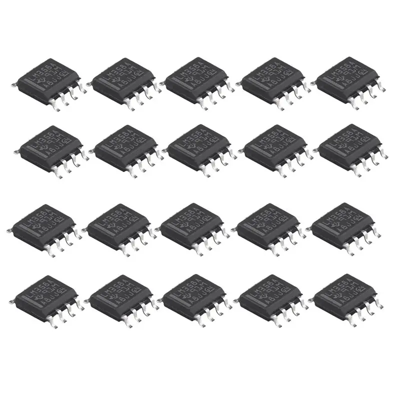 

New!20PCS LM358A LM358ADR Chip LM358A SOP-8 Chip Dual-Channel Operational Amplifier Chip