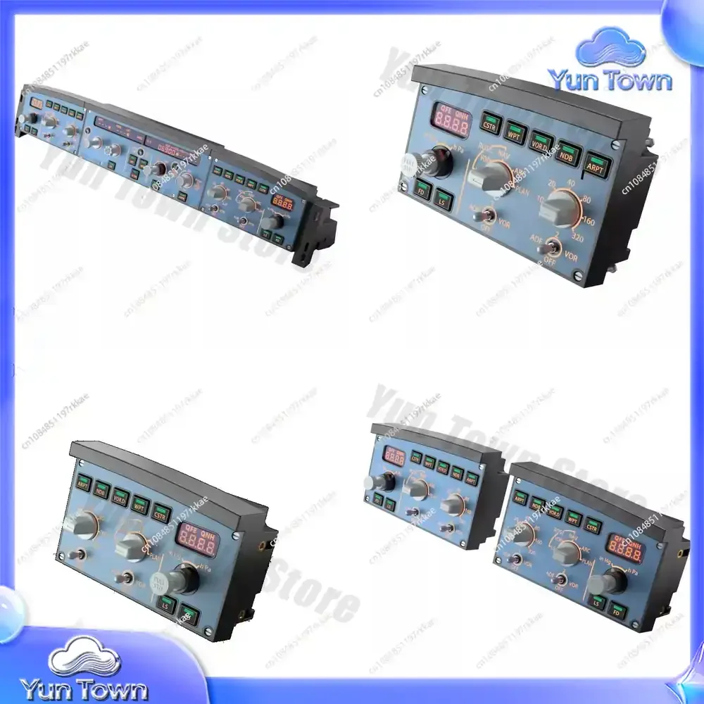 for A320 EFIS L&R with FCU Full-size EFIS Unit Control Panel for X-Plane MSFS2020 Flight Simulator Game Controller Aviation