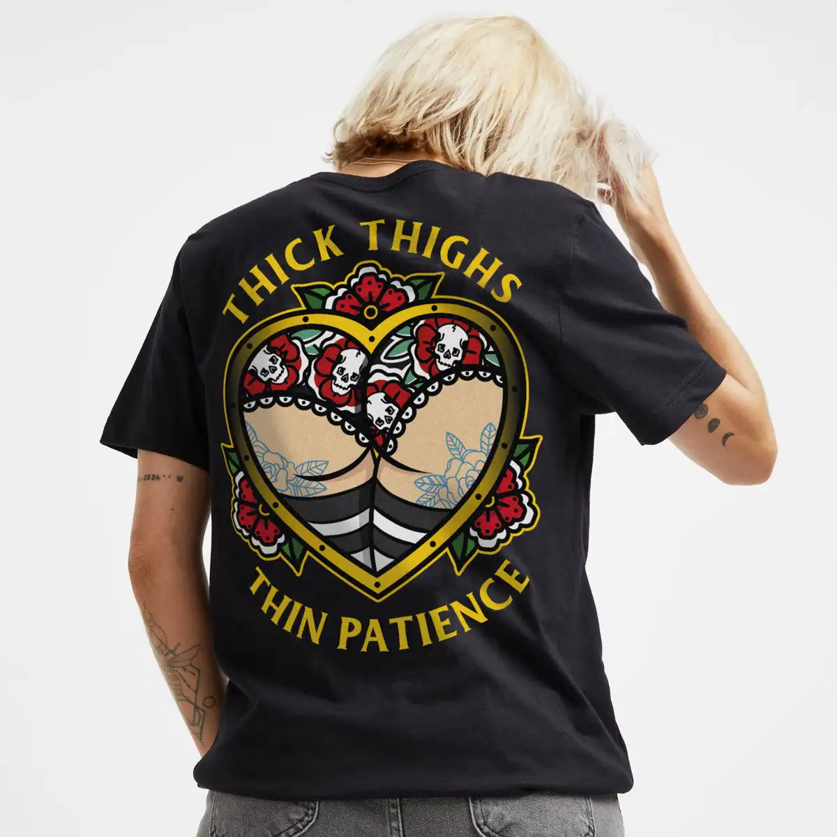 Thick Thighs Thin Patience T-shirt (Unisex)